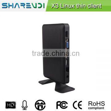 Educational Institutions thin client X3 upgrade version FL300 arm a9 fanless RDP 7.1 multiple user pc