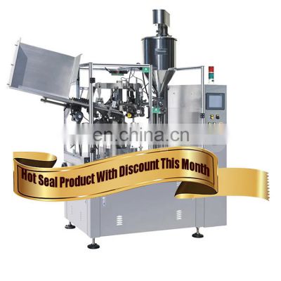 High Quality Automatic Cosmetic Production Line Tube Filling and Sealing Machine for Inner Heating Type Toothpaste