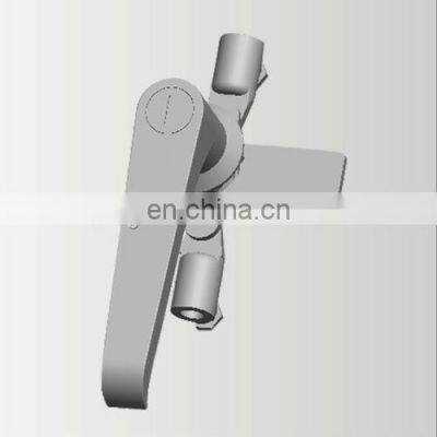 MS308 Zinc Alloy Chrome Coated Industrial Handle Lock photo-5