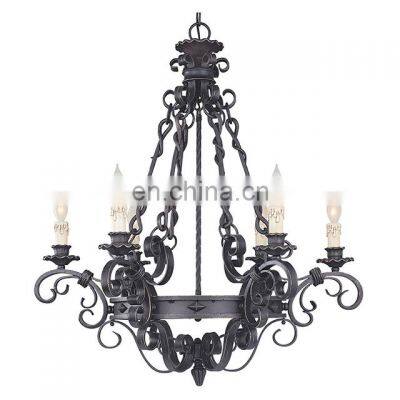 Modern Luxury Indoor Hotel Lobby Home Dinning Living Room Decoration Black Hanging Led Pendent Crystal Chandelier