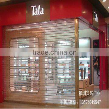 Manufature of PC Roller Shutter Door Crystal Rolling Door Polycarbonate Transparent Roll-up Door