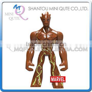 Mini Qute DECOOL 6pcs/set Marvel Avenger super hero Groot superman building block action figure educational toy NO.0198