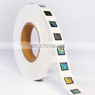 Square Shape Custom Tamper Proof Hologram Stickers with ORIGINAL SECURITY Word