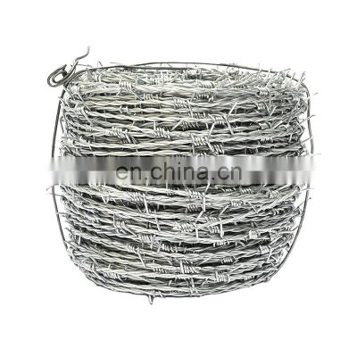 Chinese Manufacturer Wholesale Price Galvanized Barb Wire Mesh Coil Roll for Fence