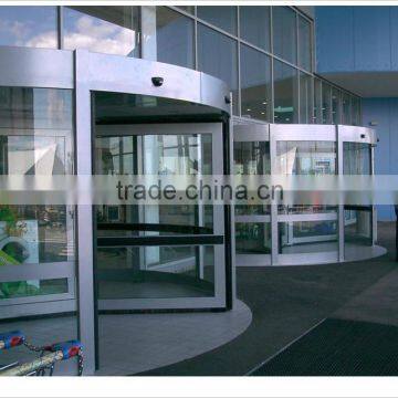 Exterior doors Aluminum automatic curved sliding gates