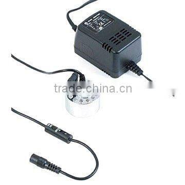 24w High Quality Pond ultrasonic Mist maker for Home Decoration with 9pcs led