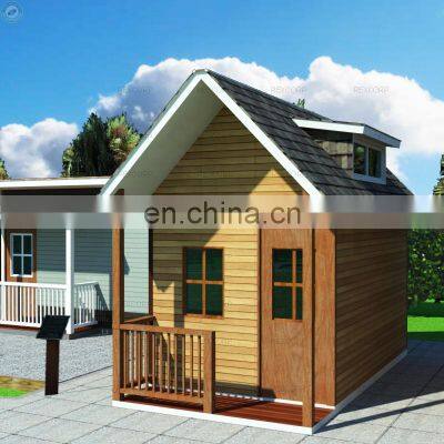 Cheap Steel Frame Kit Home Cabins With Terrace for Rent Green Farm House Small Kit Homes in Australia photo-5