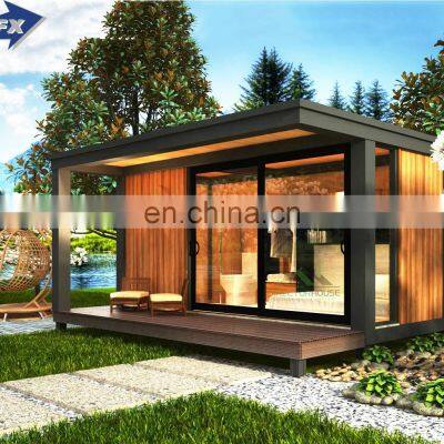 Mobile container hotel room foldable flat pack 20ft container house