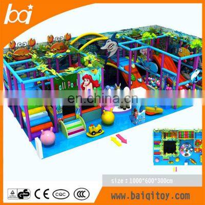 New Design Amusement Park Children Commercial Amusement Park Plastic Slide Kids Play Games