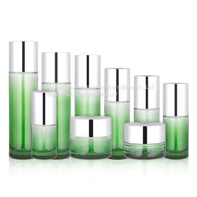 50g round cream bottle 30ml thick bottom pressing liquid foundation glass bottle 120ml full cover essence water bottle