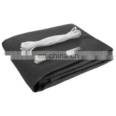 180gsm HDPE Balcony netting uv resistsnt customized amazon gray color high-density knitted polyethylene mes heavy duty