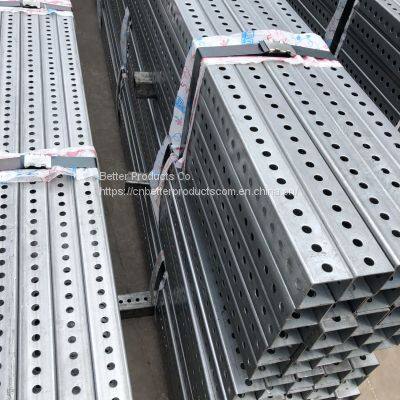 Galvanized Perforated Square Post