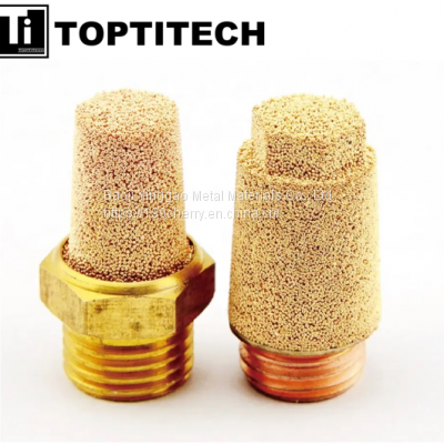 Sintered Copper Brass Vent Plug Porous Metal