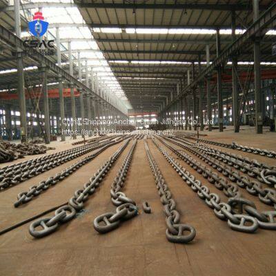 Deep sea aquaculture mooring chain