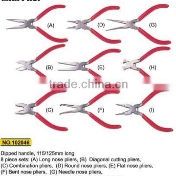 9pc Mini pliers set