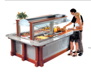 Commercial Buffet Refrigeration Salad Bar/ Salad Display Counter/ Table Top Salad Bar