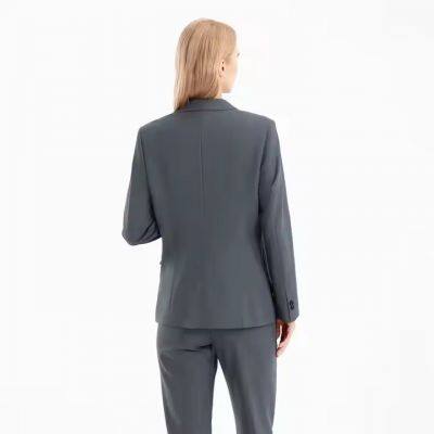 Ready to Ship Beautiful Colors 50% Wool 50%poly Worsted Wool Suiting Fabric photo-2