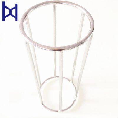 High Quality Wholesales Stainless Steel Woven Mesh Basket With Handle For Goods Storage