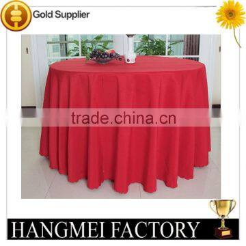 High quality Red plain polyester tablecloths