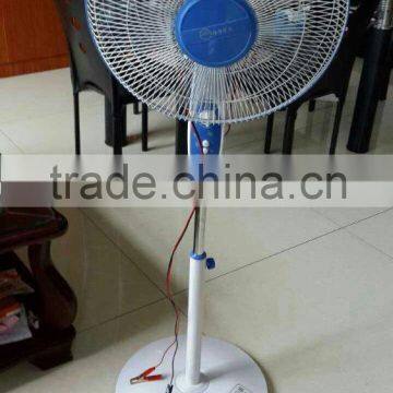 DC 12v solar Floor fan