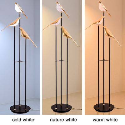 Magpie Floor Lamps Living Room Sofa Side Nordic Minimalist Designer Sense Creative Light Luxury Bedroom Bedside Bird Table Lamp
