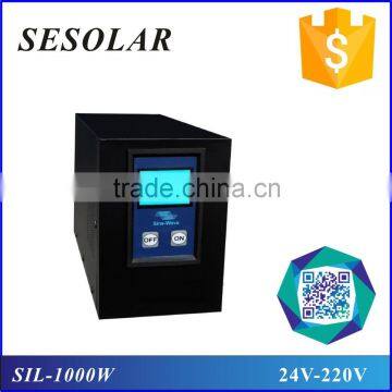 Cheapest price solar power inverter 24vdc to 240vac dc to ac 50Hz/60Hz with solar charge controller
