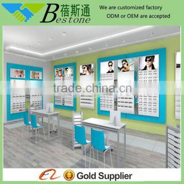 fashion elegant outlook retail store furniture optical shop interior design