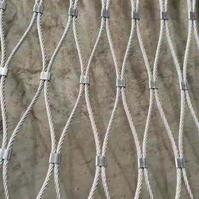 Lightweight Stainless Steel Rope Mesh for Interior Design, Ceiling Decoration & Exhibition Hall Display, Modern Style