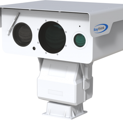 Weatherproof Dual-Spectrum PTZ Thermal Security Camera With 30~150mm Thermal Zoom and AI Behavior Detection