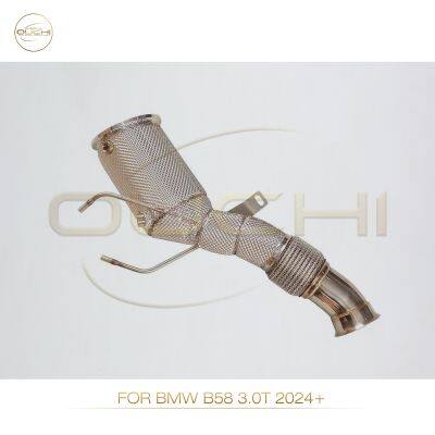 Exhaust Downpipe for BMW M550i 750i 850i/M850I G14/B58 Stainless Steel Performance Upgrade Increase High-performance Auto Parts photo-3