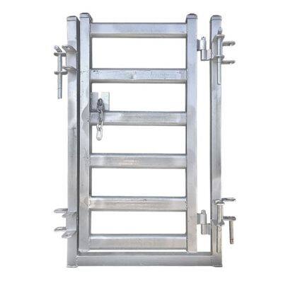 Galvanized Steel Sheep Yard Race Bow Gate Livestock Equipment Galvanized  Corral  Fence Gate Waterproof