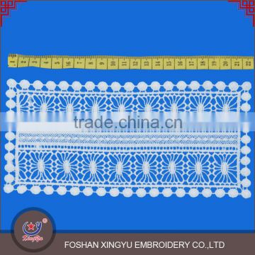 2016 Wholesale cheap custom QMilch embroidery decorative neck lace collar trim for garment