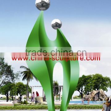 2016 New Modern Stainless Steel Landscape Modern Sculpture For Garden