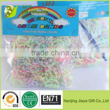 Colorful Loom Band Kit/Mixed Colors DIY rubber Loom Bands