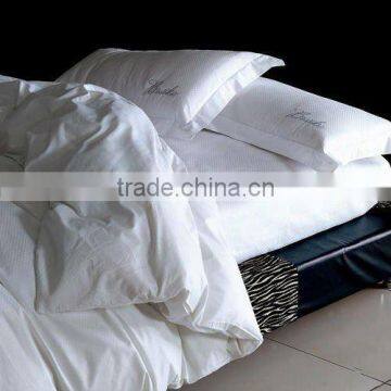 White Cotton bed set and bedding set for hotel bed clothes