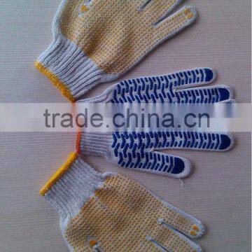 pvc dotted working glove/labour protection glove/labor glove