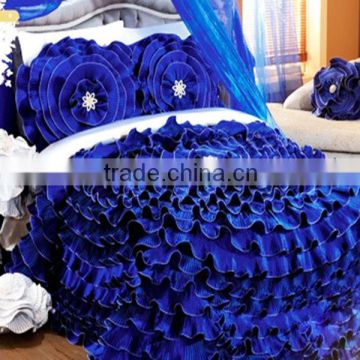 Handwork/Patchwork Luxcury Blue wedding bedding set Turkey and Middle east style