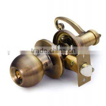 Cylindrical door knob lockset