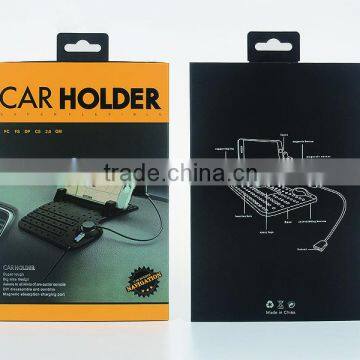 Universal car phone bracket mobile phone vehicle holder supports charging function for mobile devices