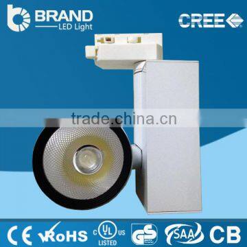High Power 10W 15W 20W Rail Lighting, 25W 30W led 3 Circuit COB Track Light