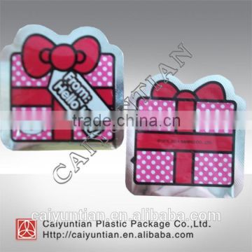 Custom Printing special shape plastic food packaging bag