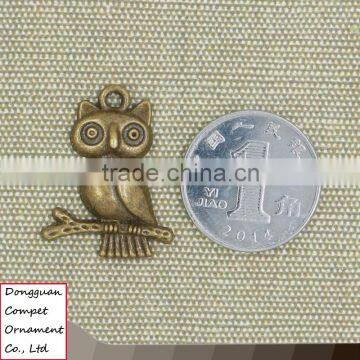 Wholesale Diy Jewelry Zinc Alloy Ancient Bronze 23*18mm Branches Owl Pendant photo-5