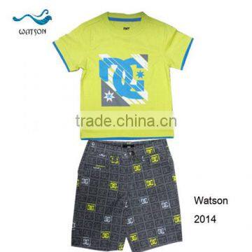 KIds summer wear shirt with woven sets