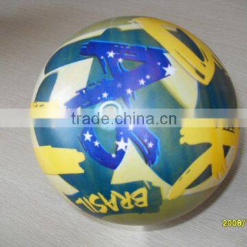 Dual color printed ball/pvc toy ball/plastic ball