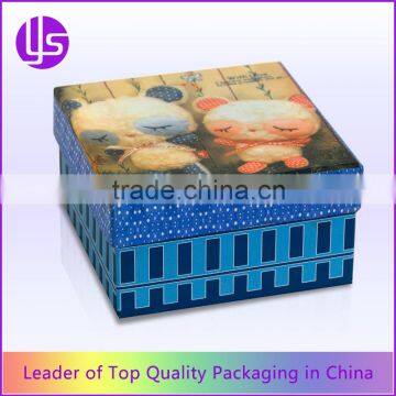 China High Quality Printed Fancy Carton Square Gift Packing Box Cardboard Manufacturer