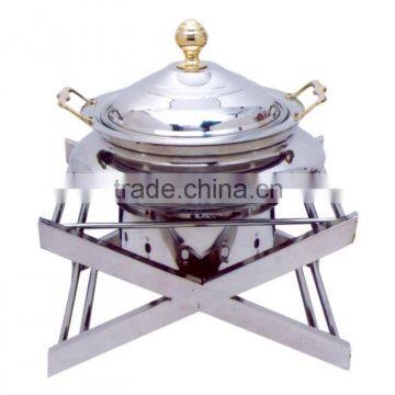 Steel Cheffing Dish, Wedding & Party utensils, food serving dish, hot keeping dish, Catering item, Hotel & Restaurant utensils