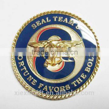 2015 Newest Die Casting Gold Silver Plated 3D Gold Eagle Replica Coins photo-3