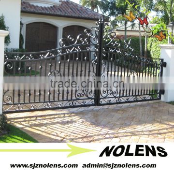 decorative home security Wrought Metal Gates/Iron Gate Driveway Gate Garden Gate