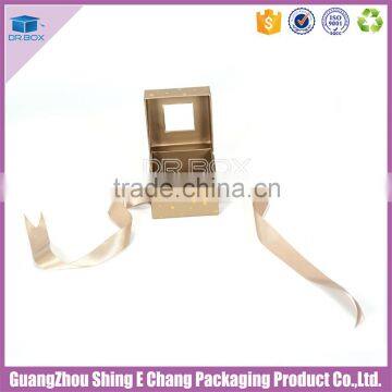 High Quality Factory Manufacter Paper Gift Packaging Box With Window/ribbon photo-5