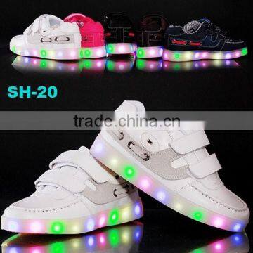 2015 new LED light kids shoes fashion led children shoes